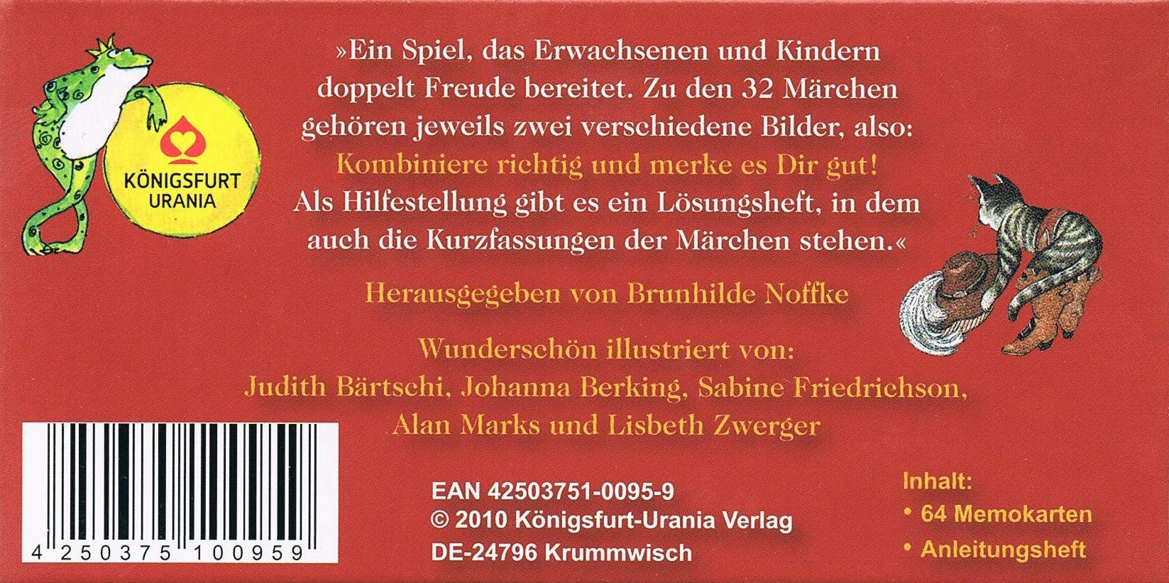 Königsfurt-Urania Märchen-Pärchen: Das Märchen-Memo für Jung und Alt. 64 Memo-Karten. (Volksmärchen für Erwachsene und Kinder) - Imagen 3