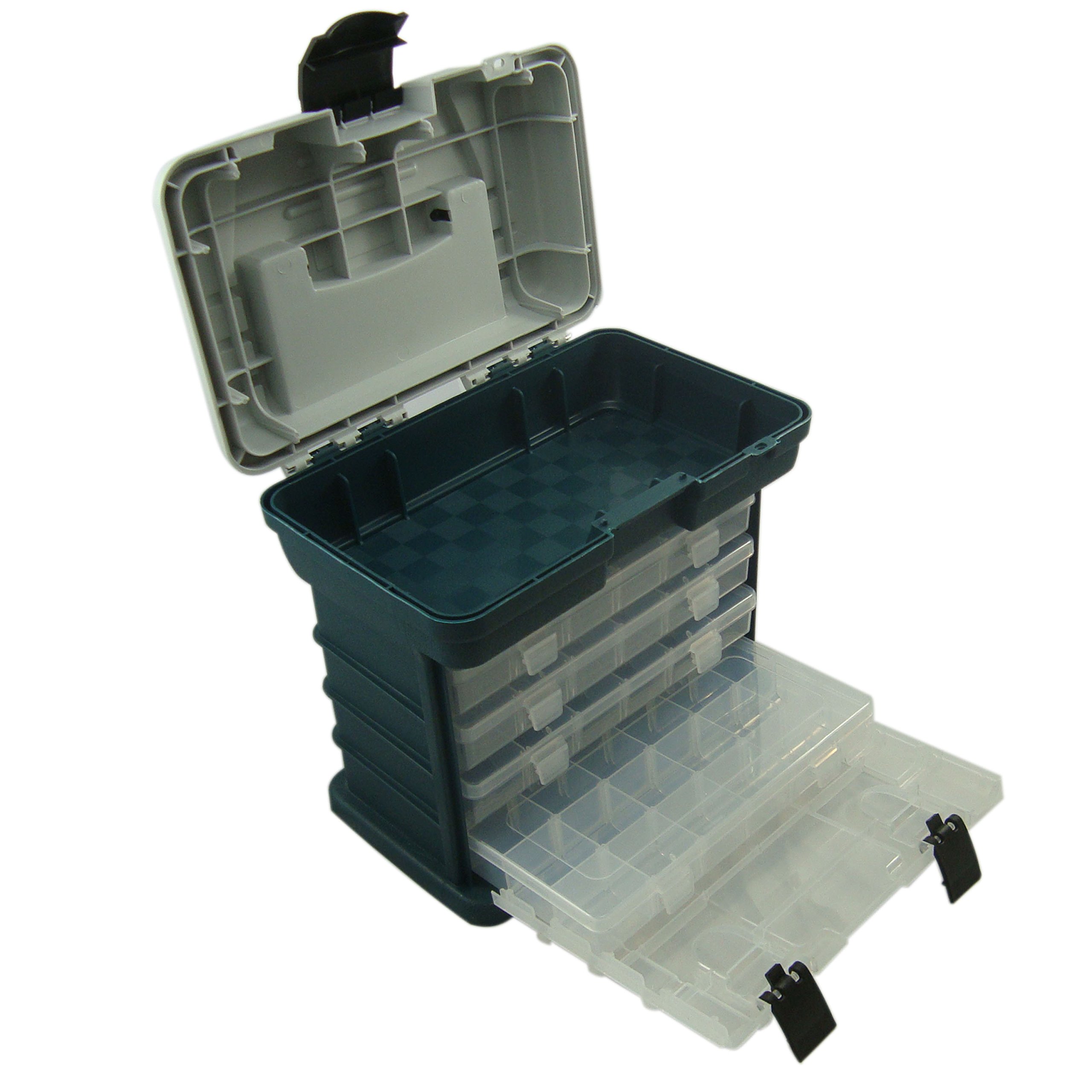 Lunar Box, Aufbewahrungs-Tragekoffer mit 4 ausziehbaren, verstellbaren