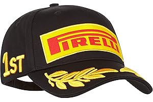 F1 Pirelli Motorsport Special Edition Brazil Casquette de baseball Autódromo José Carlos Pace Grand Prix Podium 1ère place Noir/doré Produit officiel