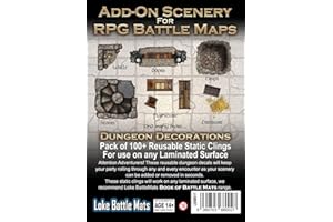LOKE BATTLEMATS Add-On Scenery for RPG Battle Maps - Dungeon Decorations