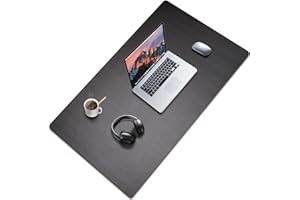 GORESE Sottomano da scrivania in pelle PU, tappetino da scrivania, grande tappetino per mouse per ufficio e casa (120 x 60 cm)