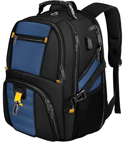 Sac A Dos Homme Travaille Classe Sac à Dos Ordinateur 15,6 Pouces Homme - Anti-vol, USB, Imperméable - Idéal Travail & Voyage Sac à Dos Pour Ordinateur Portable