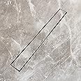 Ruhe® Marble Insert Shower Drain Channel | 40 x 5 Inches Waste Water Floor Drain for 21mm Marble | 304 Stainless Steel Invisible Shower Drain Channel | Drain Channel with Cockroach Trap and Side Hole