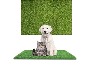 LNGJIN Lettiera per Cani 45 x 60 cm, Riutilizzabile e Lavabile, per Piccola Taglia, Casa, Balcone e Prato