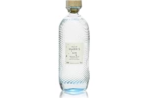 Isle of Harris Gin 70cl (ABV 45% Alcohol) – Premium Craft Gin | Scottish Gin from the Outer Hebrides | Infused with Hand-Harvested Sugar Kelp Seaweed & Botanicals