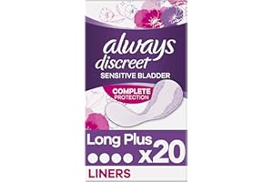 Always Discreet Lot de 20 protections hygiéniques pour femme avec poche à eau sensible Absorption