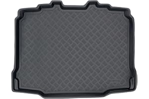 M MOTOS Mata bagażnikowa z PE pasuje do Skoda Yeti 2009-2017 Zwiększ komfort podróży dzięki wytrzymałej macie bagażnikowej - mata do bagażnika na każdą pogodę, ochrona przed zabrudzeniami