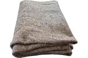 naturling Unkrautschutzmatte aus Schafwolle 100cm Breite für Gartenbeet, Hochbeete - 255g/m² Schafwollvlies 5mm Braun - in Wunschlänge (2m Länge)