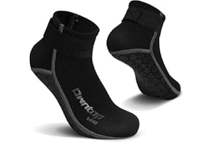 ‎OWNTOP Owntop Neoprensocken, 3mm Neopren Socken für Damen Herren Warm Halten Tauchsocken Schwimmen Socken für Schwimmen, Schnorcheln, Segeln, Surfen Wassersport