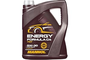 MANNOL Huile moteur ENERGY 5W-30 Huile synthétique Huile ACEA C4 API SN FORMULA C4 5 L