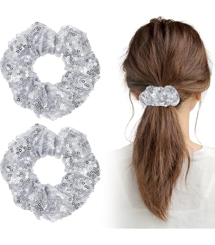 Elastici per Capelli in Seta Porta Coda di Cavallo Accessori Elastici per Capelli in Seta Porta Coda di Cavallo Accessori