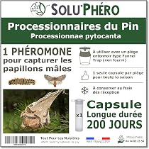 Lot De 2 Sacs De Rechange Pour Piège à Chenilles Processionnaires Du Pin - Motif Écorce Camouflage - Sans Insecticide - 11