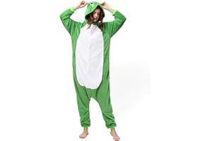Katara 1744 (30+ Designs) Frosch-Kostüm Kröte, Unisex Onesie/ Pyjama-Qualität für Erwachsene & Teenager
