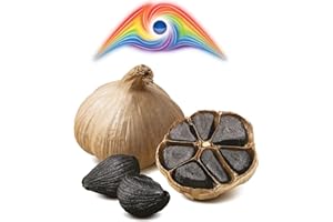 Hymor Schwarzer Knoblauch - 20 Knollen - 90 Tage fermentiert aus Las Pedroñeras aus bestem lila Knoblauch, Spanien, ungeschält, Black Garlic schwarz Knoblauch Ajo Negro 100% natürlich