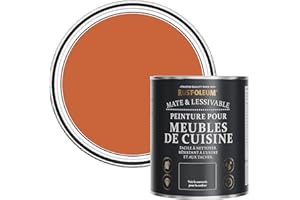 Rust-Oleum Peinture Orange pour Meubles de Cuisine, Finition Mate - Thé Chaï 750ml