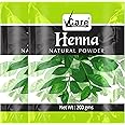 VCare Henna Natural Powder for Hair - 200 gm (Pack of 2) | Natural Conditioning & Anti-Dandruff | Control Hair Fall, Natural Henna Hair Colouring for Women and Men | Henna Powder for Hair Growth