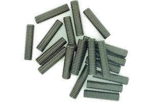 SINGULARITY SUPPLIES M3 (3mm x 10mm) Hex Socket Grub Screw (Flat Point) - Stainless Steel (A2) (Pack of 20)