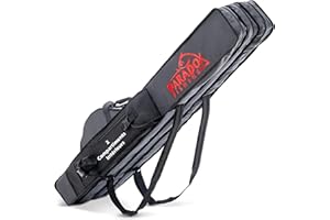 Paradox Fishing Rod Bag 2/3 Compartments I 120 cm / 130 cm / 150 cm / 160 cm / 190 cm I Fishing Bag Rod Bag Fishing Rod Bag