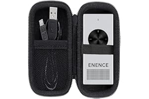 Blueshaweu Étui de protection compatible avec le traducteur instantané Muama Enence PRO - Étui de protection avec espace pour écouteurs, câble USB et carte mémoire - Compatible avec Enence PRO/Enence