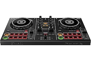 PIONEER DJ Pioneer DDJ-200 - Controlador de nivel de entrada Bluetooth para DJ utilizable con smartphone, color negro