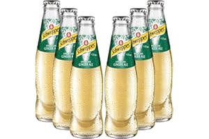 POIGET Schweppes American Ginger Ale - 6x200ml = 1200ml - Inkl. Pfand MEHRWEG