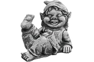 Thaiboo Steinfigur Gnom Troll Großeltern Kobold Zwerg Wicht Wichtelmann Oma Opa Gartenfigur (10061 - Gnom/Zwerg)