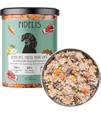 Fidelis - Gekochtes Frische-Men Pferd fr Hunde 10 x 500g - Hunde Futter  mit 70% Fleischanteil und frischen Zutaten - Proteinhaltiges Hundefutter  nass Nicht extrudiert - Zucker- & Getreidefrei : Amazon.de: Haustier