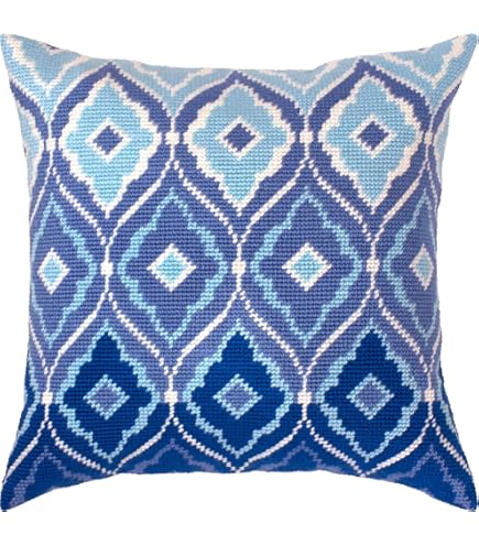 Kit Tappeto Ricamo Brvsk - Design Pesce Astratto 40x40cm, Per Decorazione Casa, Adulti - Foto 9