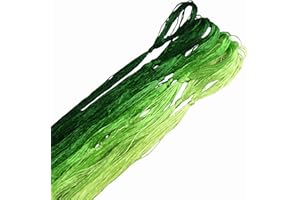 ‎MINGGUXIUYI MINGGUXIUYI 8 Farben reine Maulbeerseide à 22 m, edles Seidengarn für feine Handarbeiten und Kunststickerei (01)