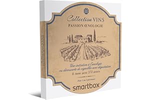 Smartbox - Coffret cadeau Activité autour du vin pour 1 ou 2 personnes - Idée cadeau œnologie