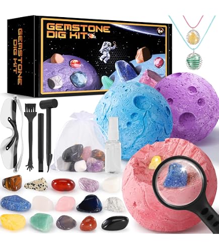 KandyToys World of Science STEM Kids Crystal Digging Kit in