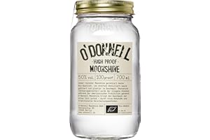 ‎O'DONNELL MOONSHINE O’Donnell Vodka High Proof – 700ml Moonshine BIO-Vodka mit 50% vol. & dreifacher Destillation – Starker, glasklarer Charakter für echte Moonshiner – Made in Berlin