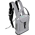 Water Resistant Oxygen Backpack,Lightweight Portable Oxygen Concentrator Backpack for G3 Unit,Breathable & Comfortable POC Carrying Bag with Mesh Panels (Gray)