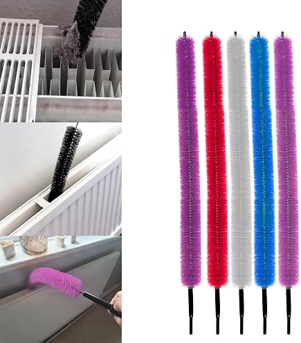 Plumeau Télescopique Microfibre - Manche Acier Inoxydable Extensible, Dépoussiérage électrostatique - Pour Plafonds, Ventilateurs, Toiles D'araignée