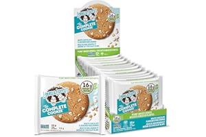 Lenny & Larry's The Complete Cokkie, White Chocolaty Macadamia, Soft Baked,16g Plant Protein, Vegan, Non-GMO, 4 Ounce Cookie (Pack of 12)