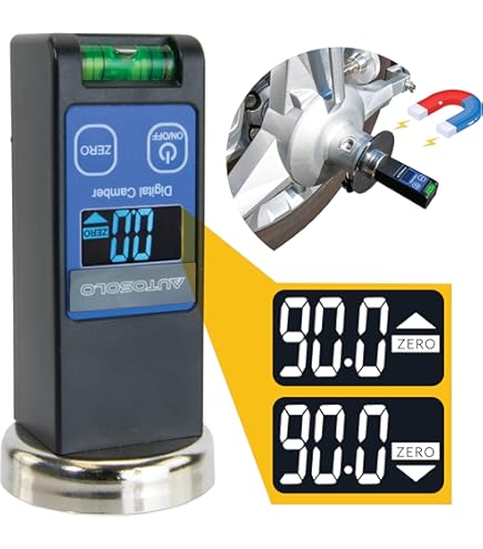 Jauge De Carrossage Et Pivot Magnétique Lishitool - Outil D'Alignement Des Roues Pour Véhicules - Pour Atelier Ou Bricoleur