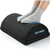 HUANUO Adjustable Footrest with 2 Optional Foot Cushions, Non-slip Foot Stools for Office, Home, Travel