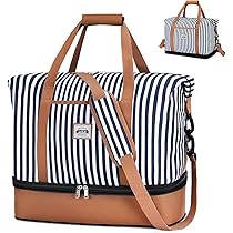 Borsone Da Viaggio Donna 50L Con Scomparto Scarpe - Impermeabile, Trolley E Tracolla | Weekend E Sport - Foto 2