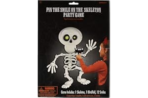 AMSCAN GAME PIN-THE-SMILE SKELETON