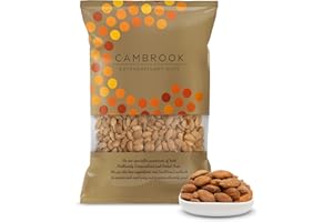 C CAMBROOK EXTRAORDINARY NUTS Cambrook Hickory Smoke Seasoned Almonds Vegan, 1 kg Bag