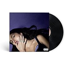 Sour - Esclusivo poster in vinile colorato blu trasparente in edizione limitata e raro : Olivia Rodrigo