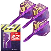 Target Darts Luke Littler World Champion K Flex Flights &amp; Rod System, No.2/No.6 | Kflex 2025 Nuke Edition, All In One, Integr