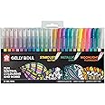 SAKURA Gelly Roll Set of 24 Gel Pens, Stardust - Metallic - Moonlight