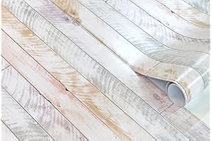 GOYAPRINT Vinilo Decorativo Madera Colores 62x250 cm Para Pared y Muebles Papel Autoadhesivo Impermeable Textura Imitación (250x62 cm, Madera Decapé Colores)