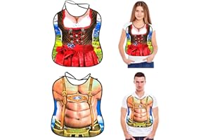 AFFEGIFTS Babero Adulto Gracioso, 2pcs Babero Adulto Divertido Funda Protectora de Lavandería Babero Adulto Impermeable Baberos Adultos Lavables para Hombres y Mujeres para Regalos de Fiesta para Mayore