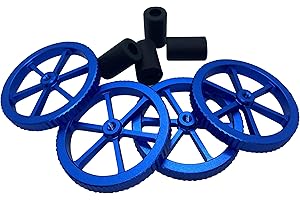 3DPLady | Artillery Sidewinder X1/X2 et Genius/Pro - Écrous de nivellement en aluminium améliorés + amortisseurs en silicone (tampons en silicone noirs)