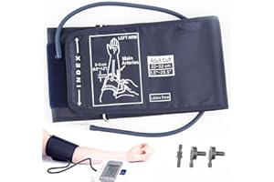 PENCHUAN XXL Blutdruckmanschette Ersatz, Extra Große Manschette 22-52cm, Komfortable Oberarm Manschette, Kompatibel mit den Meisten Blutdruckmessgeräten für für Erwachsene Senioren