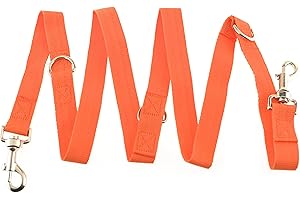 Maximum Pet Products Police style Orange dog training lead 6ft Multiple colours 6ft/1.8m