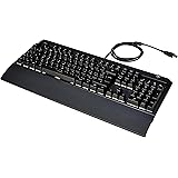 Amazon Basics Clavier gamer mécanique programmable | Rétroéclairage LED RGB, configuration FR (AZERTY)