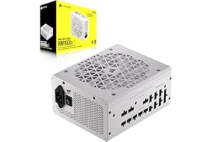 CORSAIR RM1000x Shift Fuente de Alimentación ATX Totalmente Modular - Interfaz Lateral Modular - Compatible con ATX 3.1 y PCIe 5.1 - Modo Ventilador a Cero RPM - Eficiencia 80 Plus Gold - Blanco